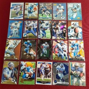 lot 247 image: (20) Barry Sanders Cards