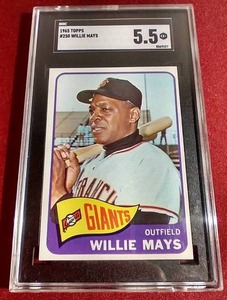 1965 Topps Willie Mays - SGC 5.5
