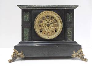 lot 111 image: Ornate Antique 1880s Seth Thomas Mantel Clock
