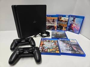 lot 119 image: Working PLAYSTATION PS4 Video Game System wGames & 2 Controllers
