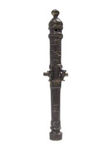 lot 80 image: Old Vintage Bronze Signal Cannon