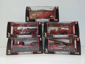 lot 99 image: Group of Mint in Box Diecast Firetrucks #3
