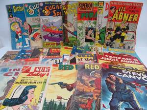 lot 278 image: Lot of Assorted Vintage Comic Books #8 - Richie Rich, Lil Abner etc