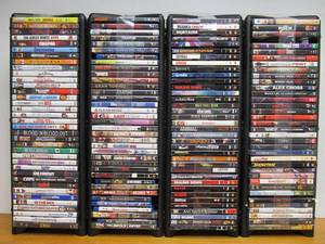 lot 41 image: Large Lot of DVDs in Nice Tower Stands - 140