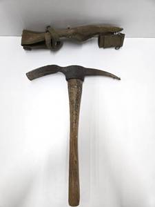 lot 135 image: Original WW2 Pickaxe wCanvas Cover