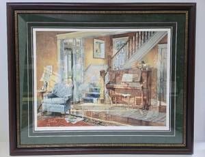 lot 143 image: Framed Signed Numbered Harmony Print by Charles Peterson