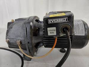 lot 294 image: Fully Functional EVERBILT Convertible Jet Pump Model DP370C