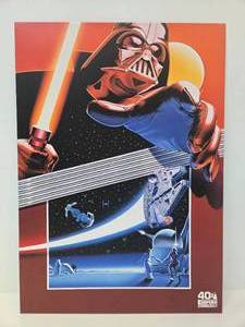 lot 235 image: Great Looking Contemporary STAR WARS Metal Wall Display