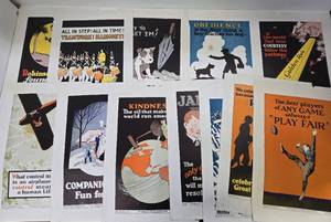 lot 238 image: Great Lot of 12 Original Vintage 1929 HOPE OF A NATION Poster Series