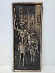lot 240 image: Mid Century DON QUIXOTE 3D Wall Sculpture