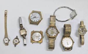 lot 252 image: Estate Lot of Vintage Watches - Non Running