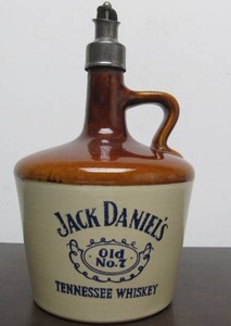 lot 177 image: Larger Vintage JACK DANIELS Stoneware Whiskey Jug wSpout