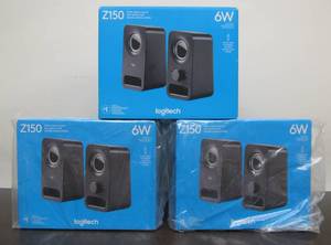 lot 213 image: 3 Brand New Sets of Logitech Z150 Speakers
