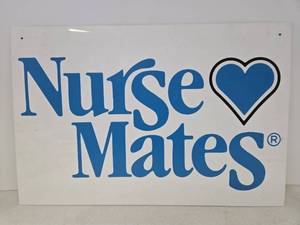 lot 365 image: Vintage Shoe Store NURSE MATES Shoes Advertising Sign