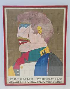lot 377 image: Vintage RICHARD LIDNER Framed Lithograph Advertising Exhibition Poster - Posters at Pace