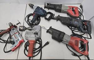 lot 387 image: Large Lot of Used Working Power Tools