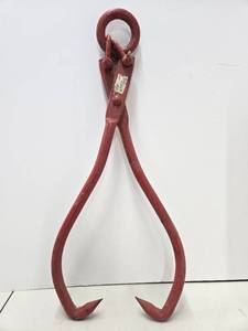 lot 392 image: EARTH WORTH Heavy Duty Iron 32 Skidding HookTongs