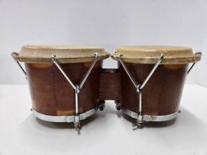 lot 399 image: Pair of Good Vintage Tom Tom Hand Drums