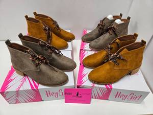 lot 405 image: 4 Pairs of Brand New Ladies Boots - Size 10
