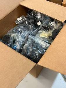 lot 23 image: Box of Rubber Stoppers - All assorted, ranges from 0-11, Solid, 1 and 2 hole