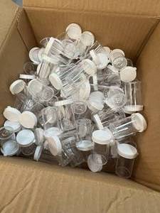 lot 33 image: Brand New Box of Snap Cap Vials 2x1 Inches