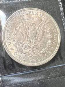 1921 US MORGAN SILVER DOLLAR AU