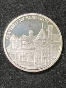 lot 07 image: 1 TROY OZ .999 FINE SILVER STANSBERRY RESEARCH ROUND