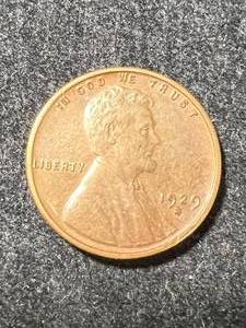 lot 26 image: 1929-S US WHEAT CENT BU