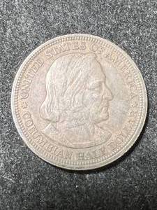 lot 53 image: 1893 US COLOMBIAN EXPO HALF DOLLAR