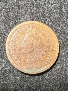 lot 67 image: 1870 US INDIAN HEAD CENT