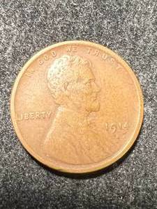 lot 84 image: 1914-S US WHEAT CENT VF35