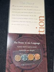 lot 91 image: US CENT COLLECTION 4 COIN SET