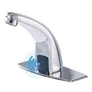 FLG Commercial Single-Hole Touchless Bathroom Sink Faucet Smart Automatic Sensor Basin Vanity Faucets in Polished Chrome  Customer Returns See Pictures