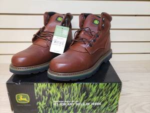 lot 8 image: John Deere Work boots Size 12W (Wide)