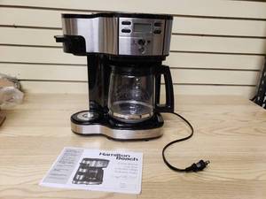 lot 65 image: Hamilton Beach 2 way Coffee brewer