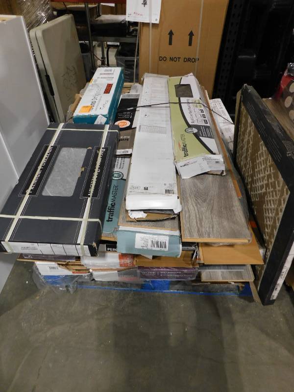 lot 93 image: WHOLESALE PALLET LOT OF FLOORING ITEMS