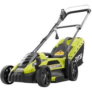 lot 543 image: RYOBI 13 in. 11 Amp Corded Electric Walk Behind Push Lawn Mower