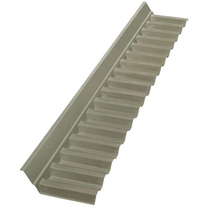 lot 618 image: Suntuf 4 ft. Polycarbonate Wall Connector Flashing in Solar Gray lot of six