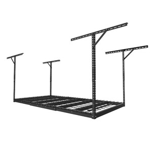 lot 707 image: FLEXIMOUNTS Max Series 36 in. W x 72 in. D Heavy Duty Ceiling Mounted Garage Rack