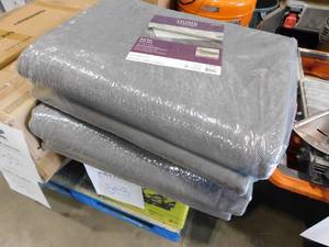 lot 553 image: lot of Two--Home Decorators Collection Grey 8 ft. x 10 ft. Rectangle Interior Multi Surface .22 in. Thickness Rug Pad