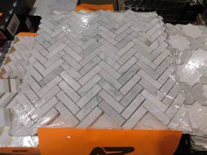 lot 663 image: (65) Sheets of Back Splash Tile Lot