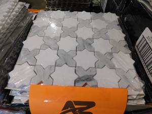 lot 664 image: (50) Sheets of Back Splash Tile Lot