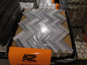 lot 666 image: (58) Sheets of Back Splash Tile Lot