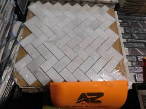 lot 670 image: (27) Sheets of Back Splash Tile Lot
