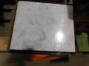 lot 671 image: (39) Sheets of Back Splash Tile Lot