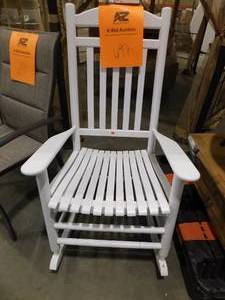lot 692 image: White Rocking Chair