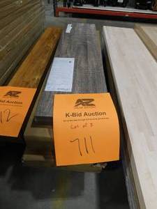lot 711 image: (3) inPlace 42 in. W x 10 in. D x 2 in. H Rustic Wood Floating Shelf