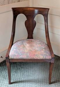 lot 58 image: Vintage Empire Style Side Chair