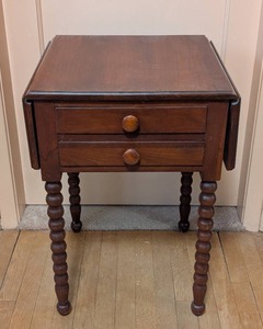 lot 68 image: Vintage Wildwood Cherry Drop Leaf Side Table
