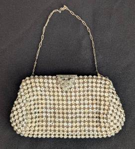 lot 105 image: Small Vintage Rhinestone Purse